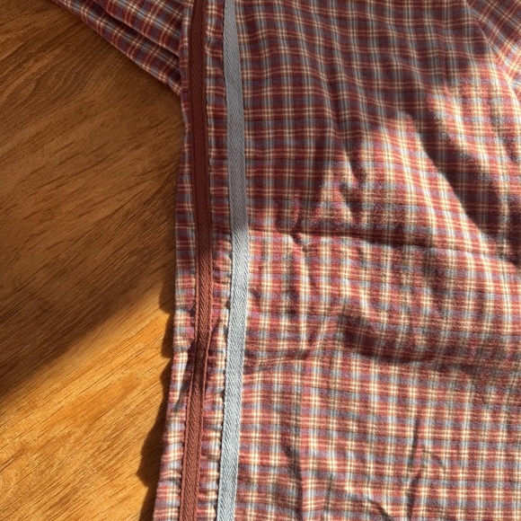 NWT No Boundaries Women's Cotton Boxer Pants Red Gingham Side Stripe L 12-14 - Picture 8 of 12